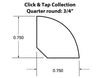 Wake White Oak (Quarter Round Molding) / 78