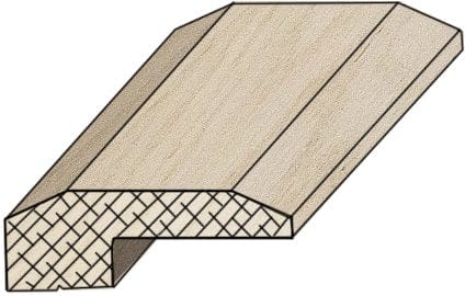 FTFCTWATH48 Precision Molding Wake White Oak 48" Overlap Threshold Molding