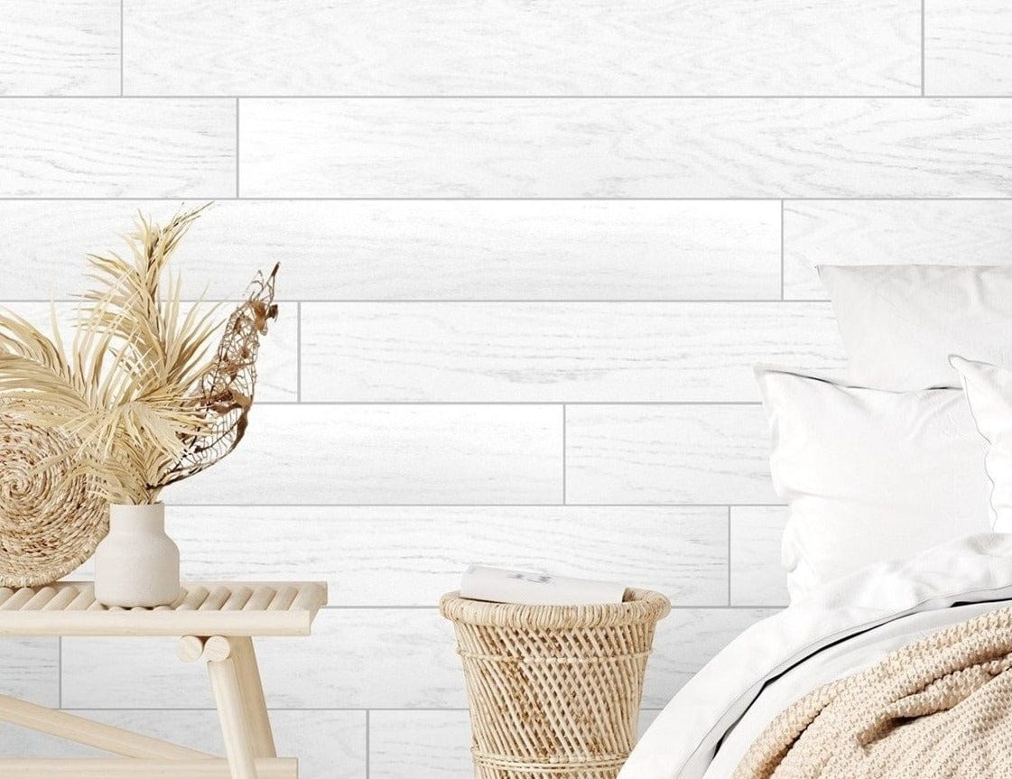 Wallplanks Classic Shiplap Cartons Antique White Woodland Shiplap Plank