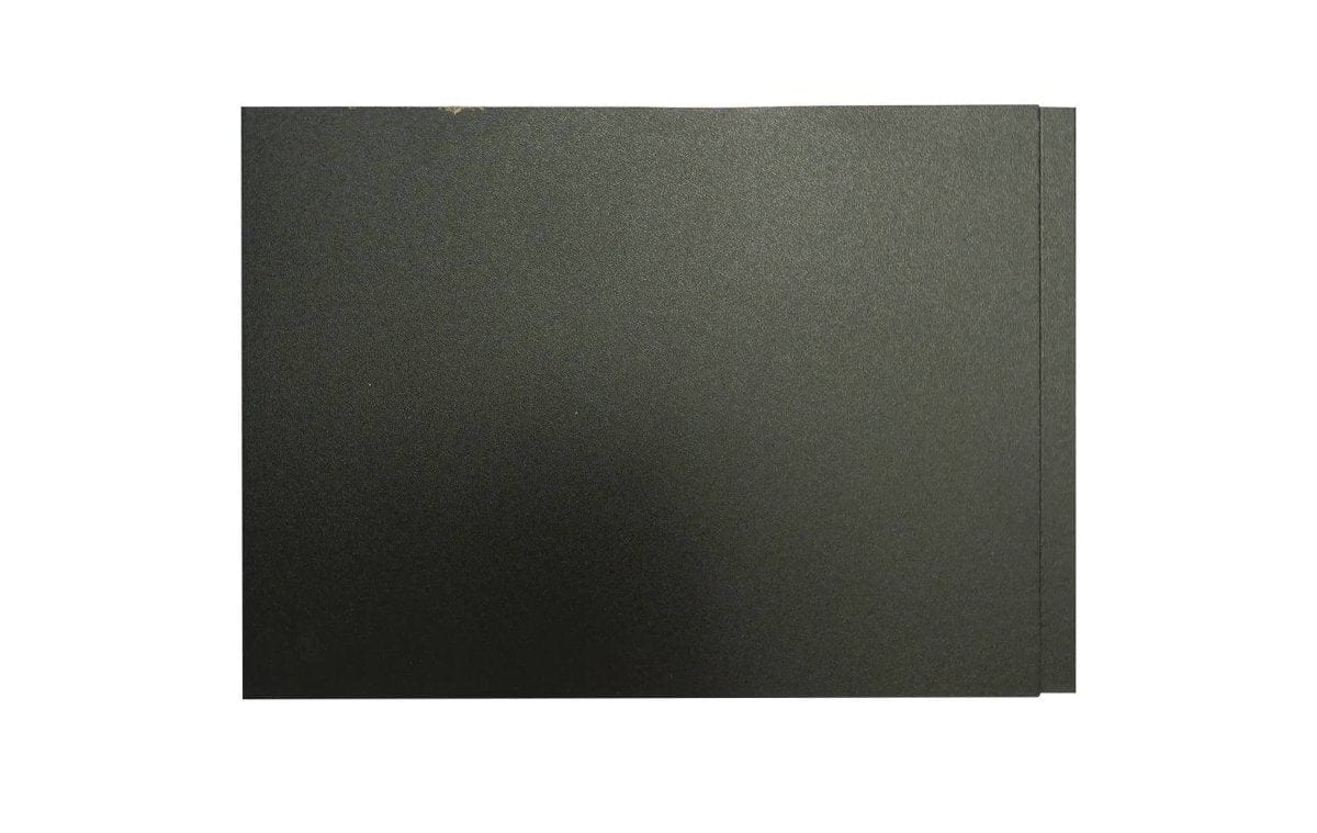 WPCLSHJEBL-SAMPLE Wallplanks Classic Shiplap Cartons Sample 6" X 5" Classic Shiplap: Jet Black