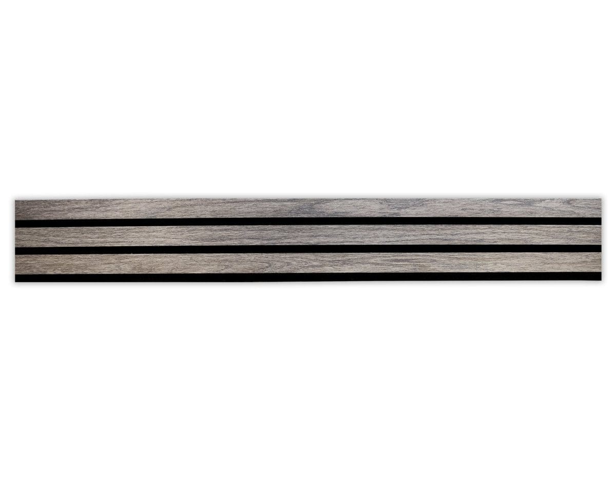 Wallplanks Grey Largo Oak Full Board: Acoustic Wall Planks