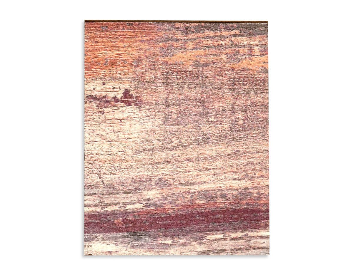 Odyssey Reclaimed Print Peel & Stick Wood Wallplanks™ 6" Individual Sample - Aphrodite Red - Wallplanks
