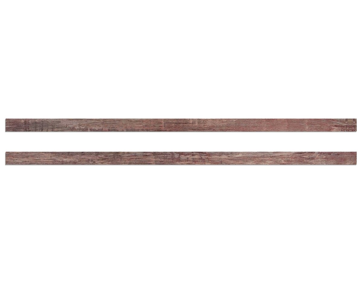 Odyssey Reclaimed Print Peel & Stick Wood Wallplanks™ Trims - Aphrodite Red - Wallplanks
