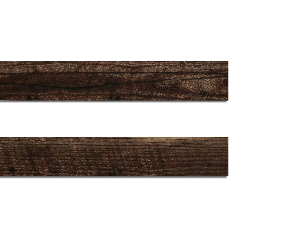 Odyssey Reclaimed Print Peel & Stick Wood Wallplanks™ Trims - Apollo Brown - Wallplanks
