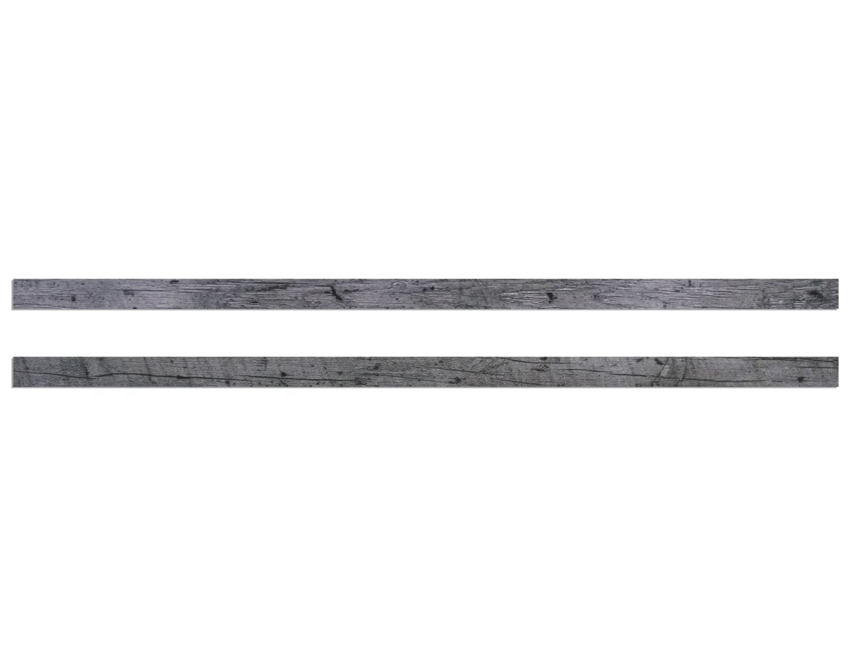 Odyssey Reclaimed Print Peel & Stick Wood Wallplanks™ Trims - Athena Grey - Wallplanks