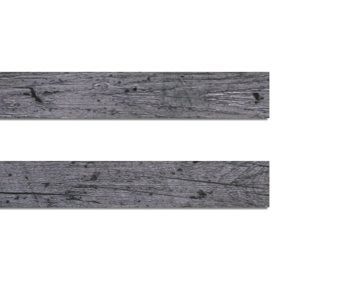 Odyssey Reclaimed Print Peel & Stick Wood Wallplanks™ Trims - Athena Grey - Wallplanks