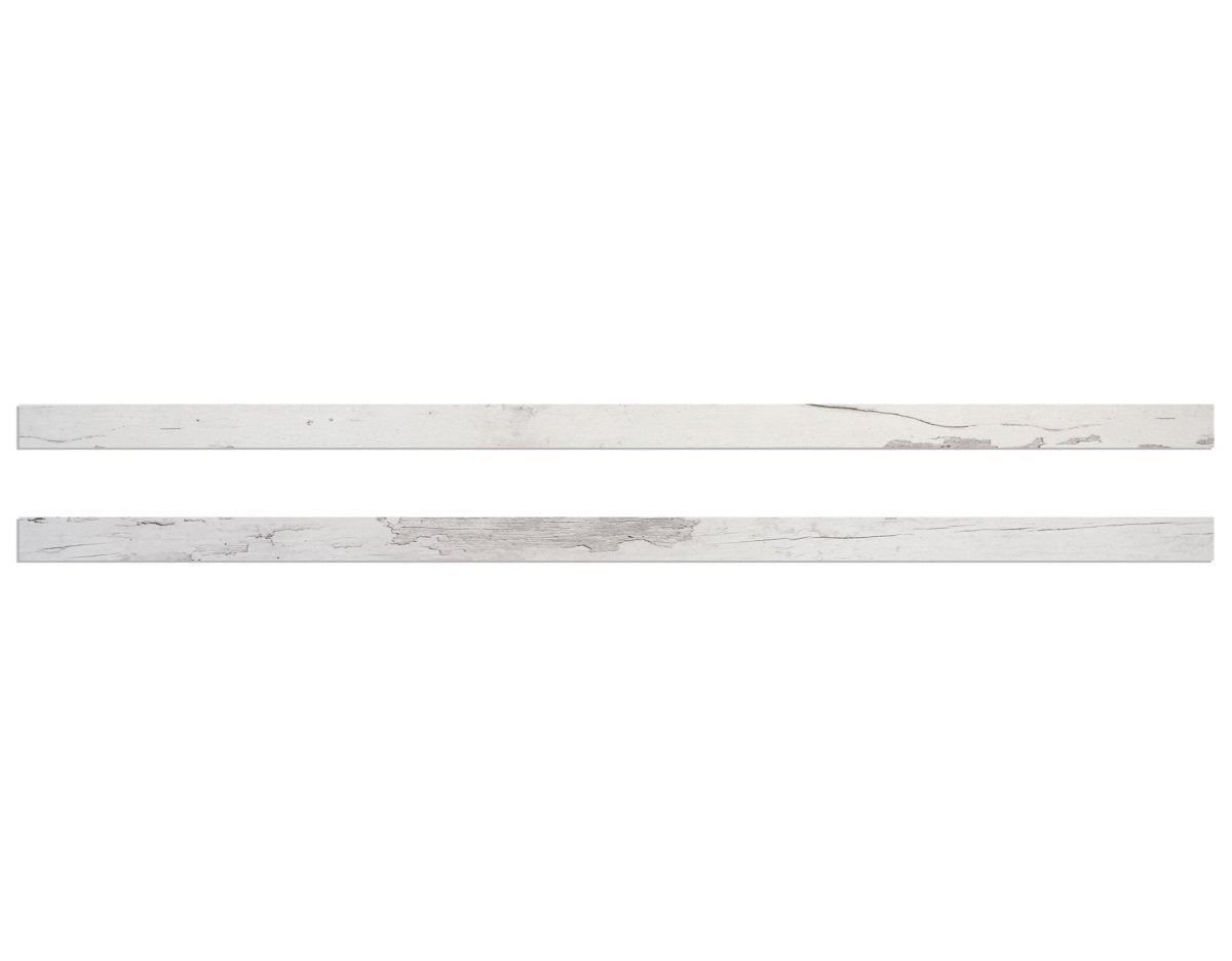 Odyssey Reclaimed Print Peel & Stick Wood Wallplanks™ Trims - Juno White Wash - Wallplanks