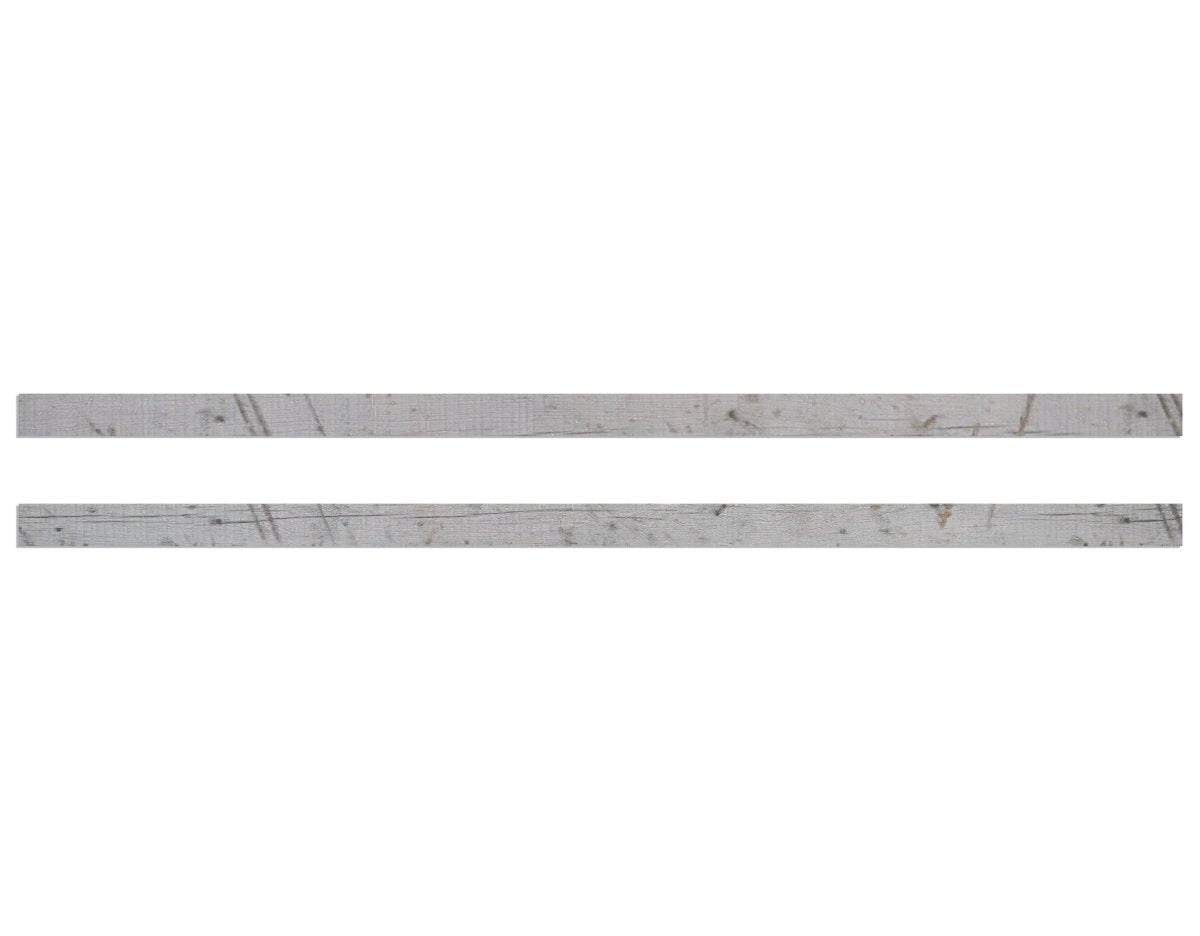Odyssey Reclaimed Print Peel & Stick Wood Wallplanks™ Trims - Luna Grey - Wallplanks
