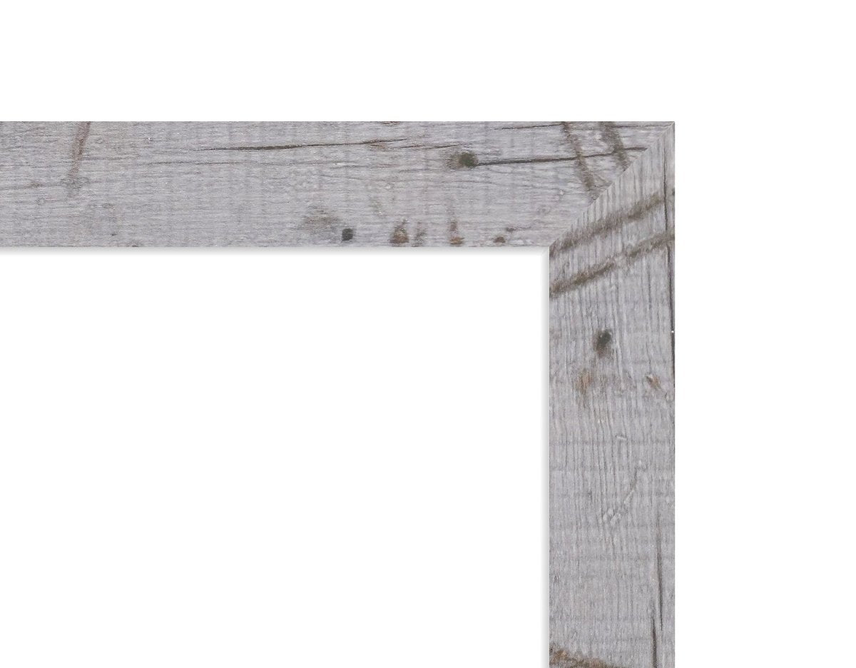 Odyssey Reclaimed Print Peel & Stick Wood Wallplanks™ Trims - Luna Grey - Wallplanks