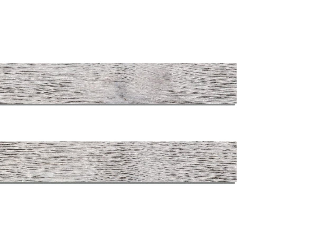 Odyssey Reclaimed Print Peel & Stick Wood Wallplanks™ Trims - Mercury Grey - Wallplanks