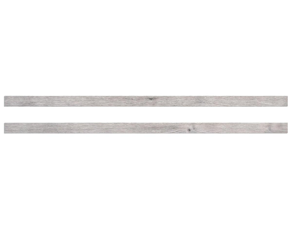 Odyssey Reclaimed Print Peel & Stick Wood Wallplanks™ Trims - Mercury Grey - Wallplanks