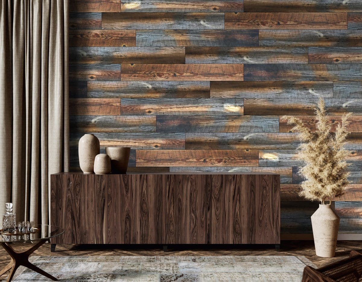 HDFPRINTRE-ROAB-N Wallplanks Reclaimed Odyssey Carton (25.2sq.ft.) Reclaimed Odyssey: Apollo Brown
