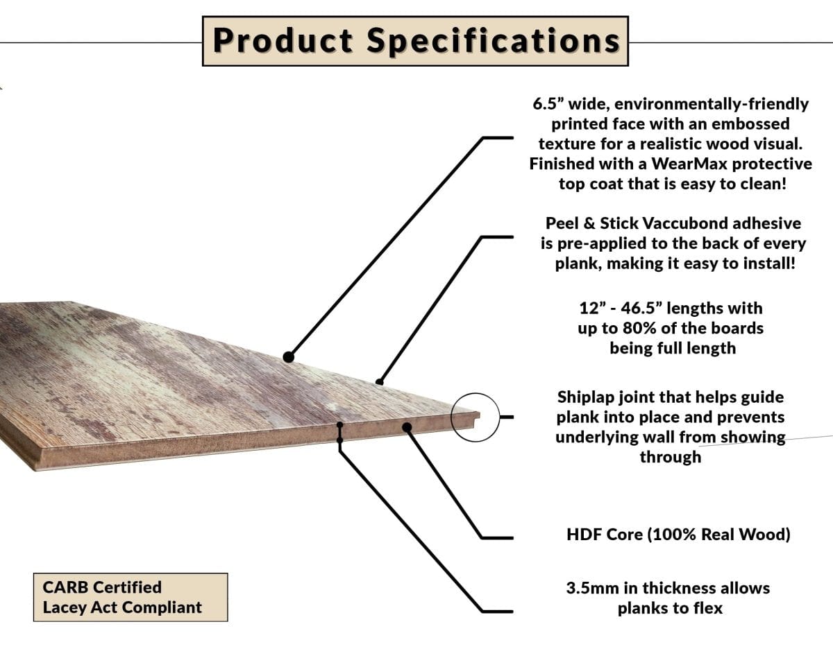 Wallplanks Reclaimed Odyssey Reclaimed Odyssey: Juno Whitewash