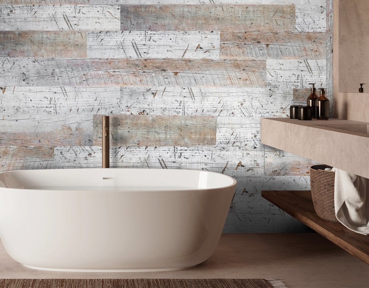 HDFPRINTRE- ROLG Wallplanks Reclaimed Odyssey Carton (25.2sq.ft.) Reclaimed Odyssey: Luna Grey