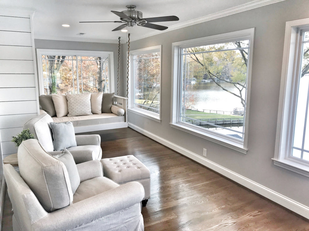 Lake house sunroom