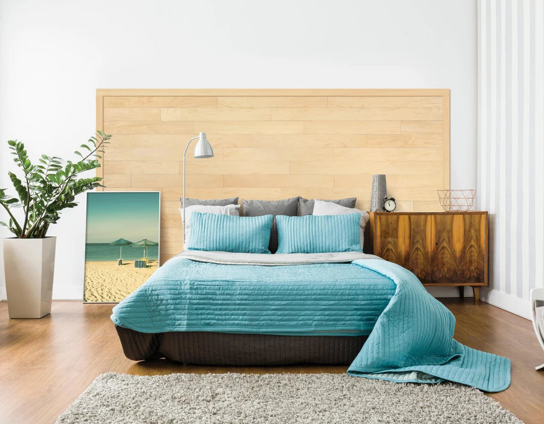 Living Originals 1/4 in. x 5.1 in. Real Wood Easy Install Wall Panels