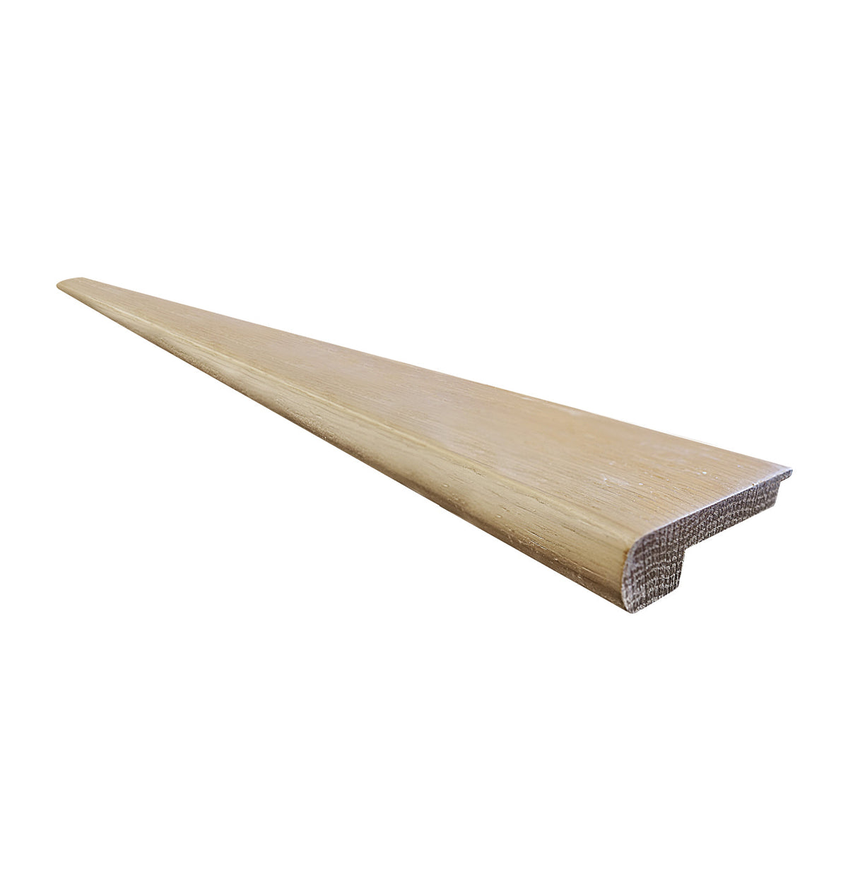 3/8" Flush Stair Nose Molding Boulder White Oak