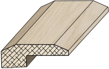 3/8" Threshold Molding Riverbank White Oak