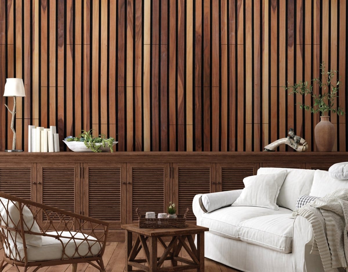 Baritone Walnut Panels - Modern Walnut Wall Panels – Wallplanks