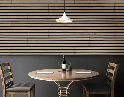WACNO8.4WO365S3B Wallplanks Acoustic Wallpllanks Carton (16.6 SQ FT) Acoustic Wall Collection: Natural Overture Oak
