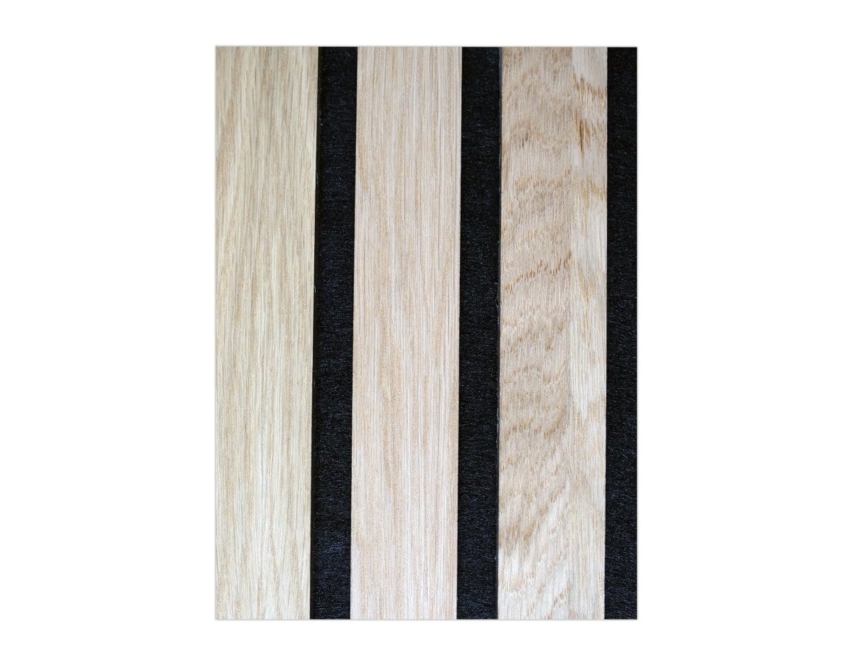 WACNO8.4WO365S3B-6X5SAMPLE Wallplanks Acoustic Wallpllanks Sample 6&quot; X 5&quot; Acoustic Wall Collection: Natural Overture Oak