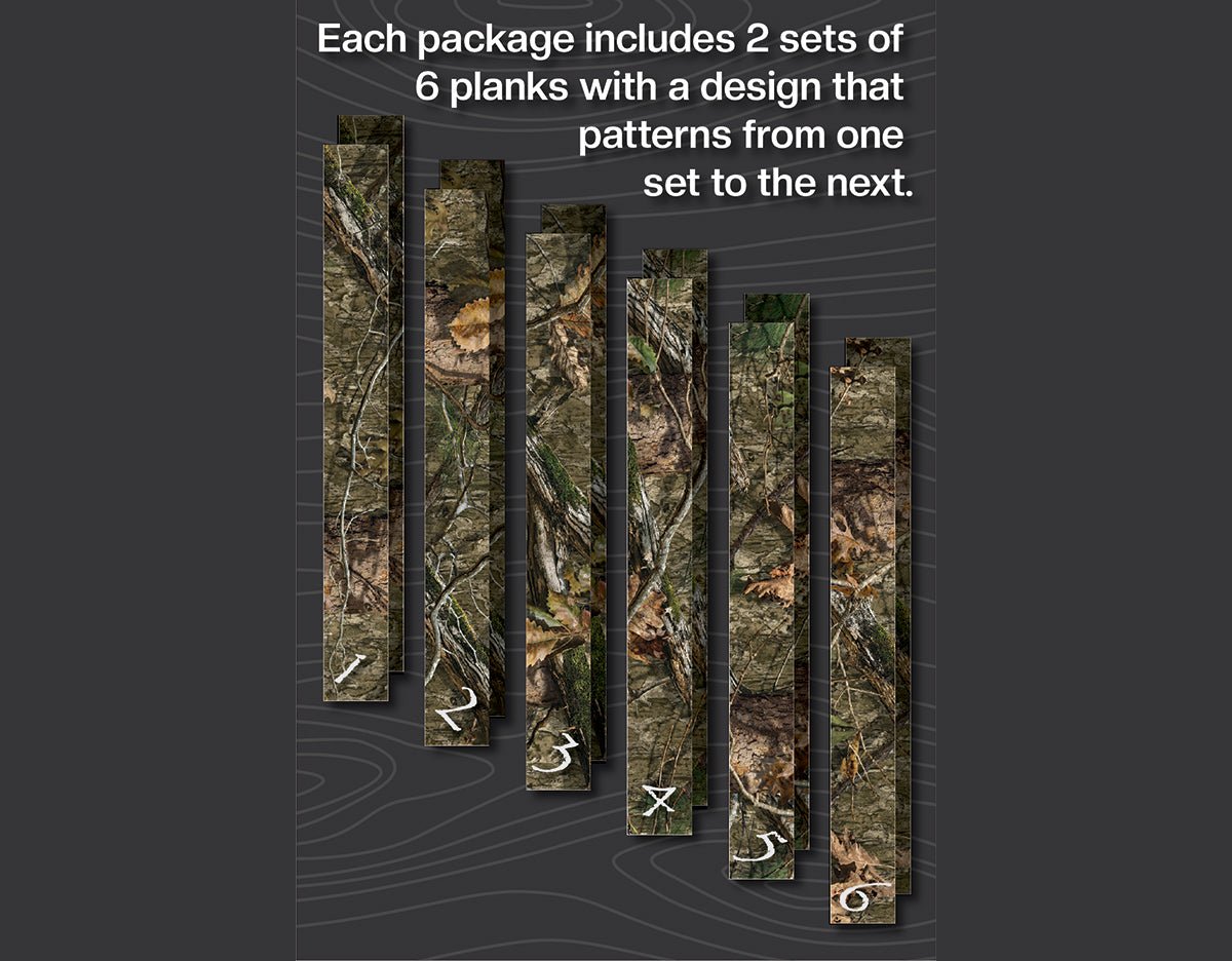 Be Outdoors Mossy Oak® WallPlanks™ - Country DNA Carton (20 Sq.Ft.) - Wallplanks