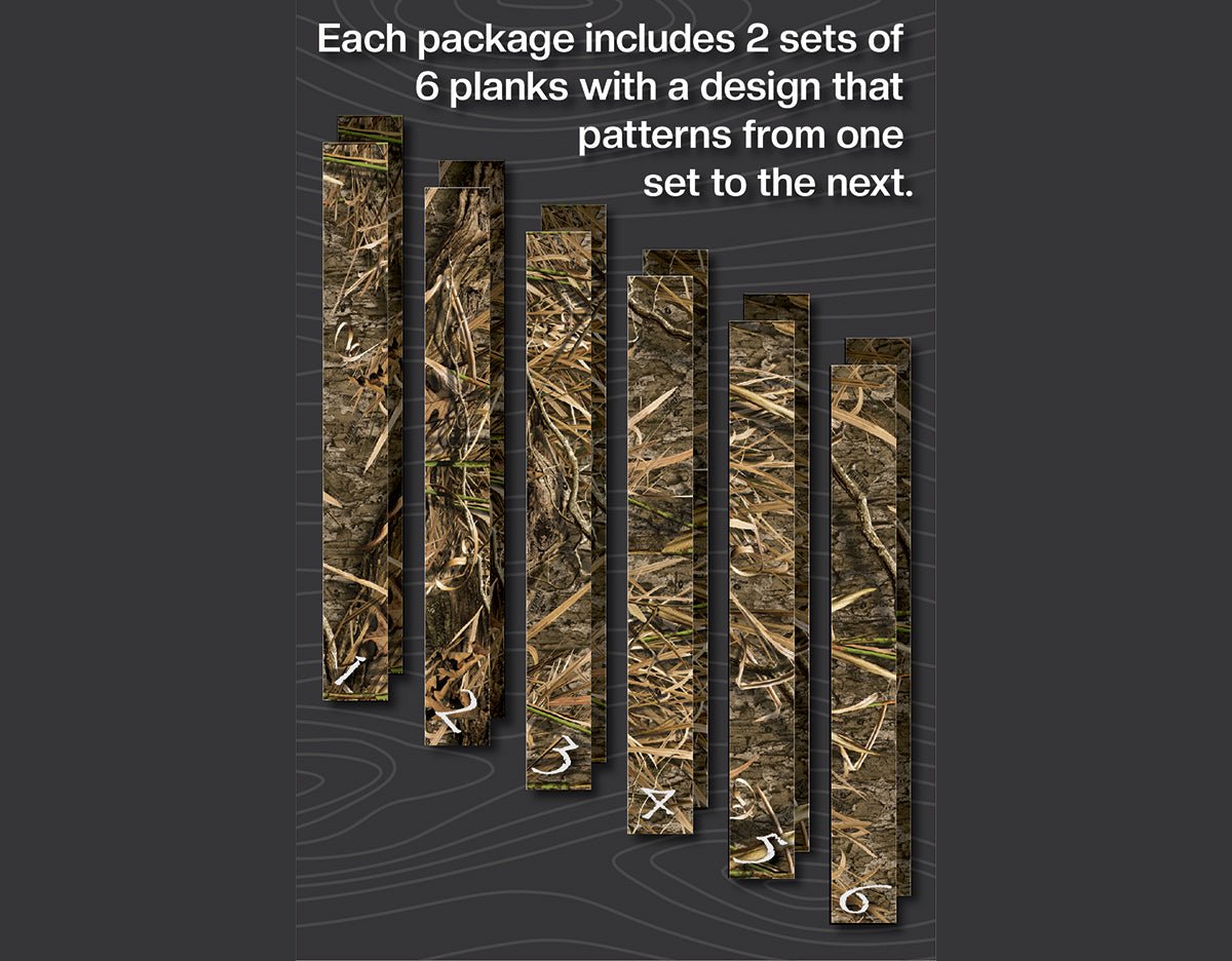Be Outdoors Mossy Oak® WallPlanks™ - Shadow Grass Habitat Carton (20 Sq.Ft.) - Wallplanks