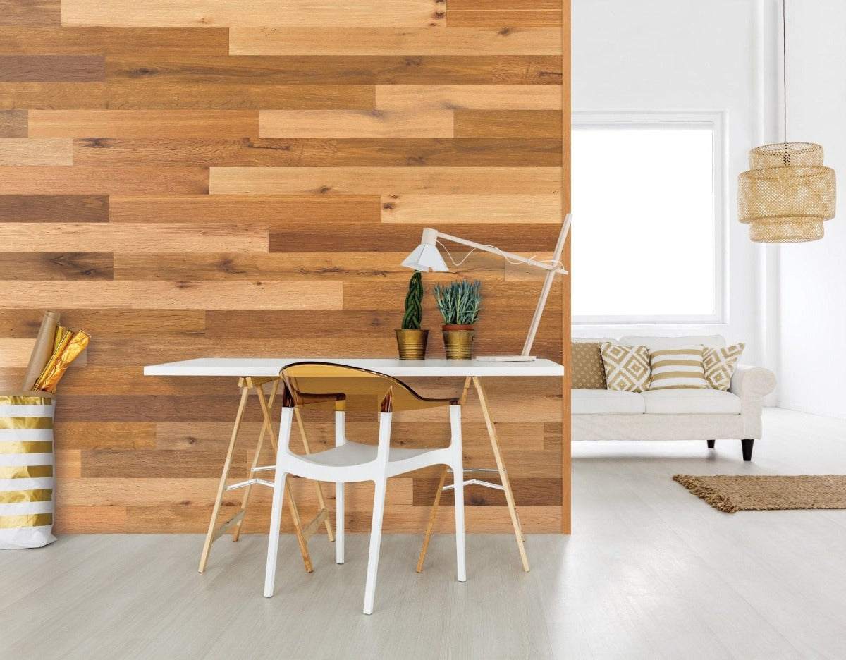 Calico Hardwood Wall Planks