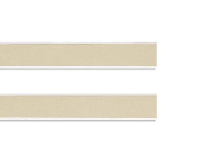 Cape Classic Nickel Gap Shiplap Peel &amp; Stick Wood Wallplank™ Trims - Pure White - Wallplanks
