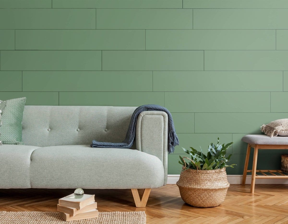 Wallplanks Classic Shiplap Cartons Classic Shiplap: Basil Green