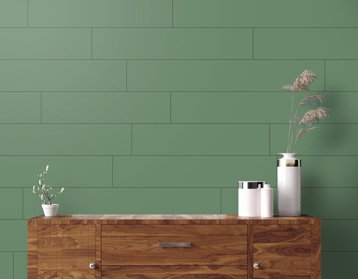 Wallplanks Classic Shiplap Cartons Classic Shiplap: Basil Green