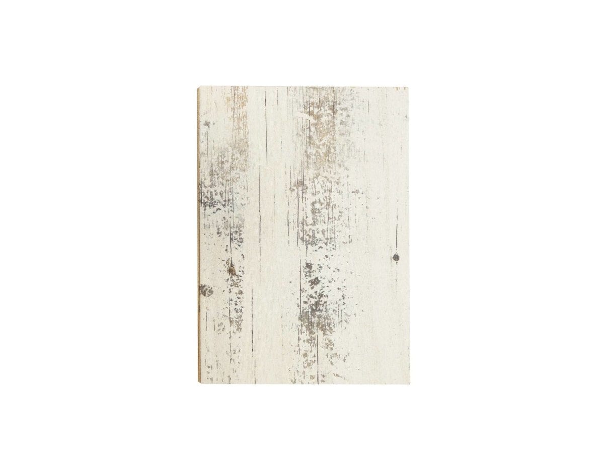 WP6X5SAMFWRO Wallplanks Hardwood Cartons Sample 6&quot; X 5&quot; Farmhouse White Originals Hardwood Plank