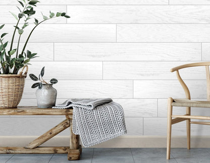 Montauk Weathered Wood Nickel Gap Shiplap Peel &amp; Stick Wood Wallplanks™ 6&quot; Individual Sample - Wallplanks