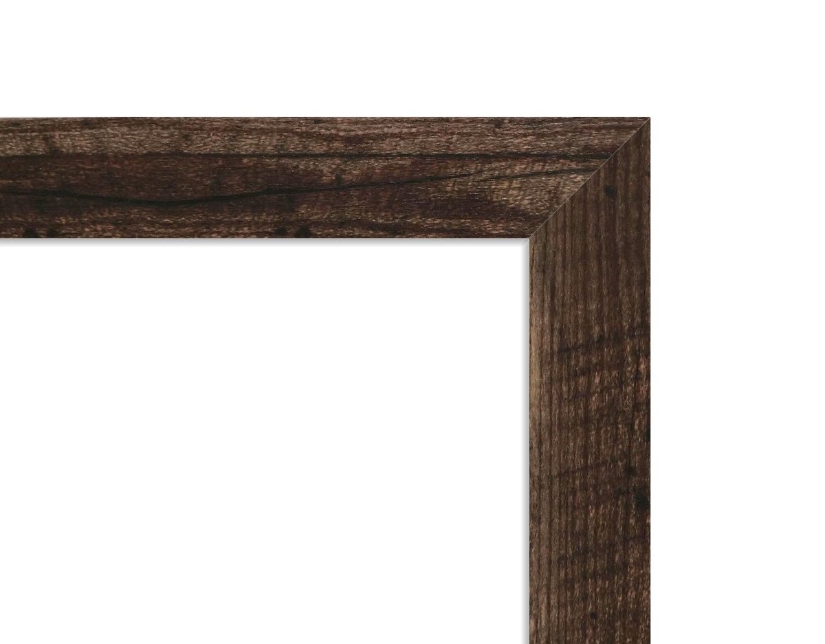 Odyssey Reclaimed Print Peel &amp; Stick Wood Wallplanks™ Trims - Apollo Brown - Wallplanks