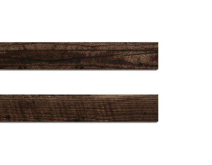 Odyssey Reclaimed Print Peel &amp; Stick Wood Wallplanks™ Trims - Apollo Brown - Wallplanks