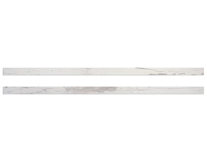 Odyssey Reclaimed Print Peel &amp; Stick Wood Wallplanks™ Trims - Juno White Wash - Wallplanks