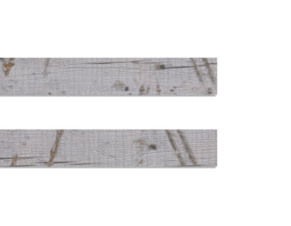 Odyssey Reclaimed Print Peel &amp; Stick Wood Wallplanks™ Trims - Luna Grey - Wallplanks