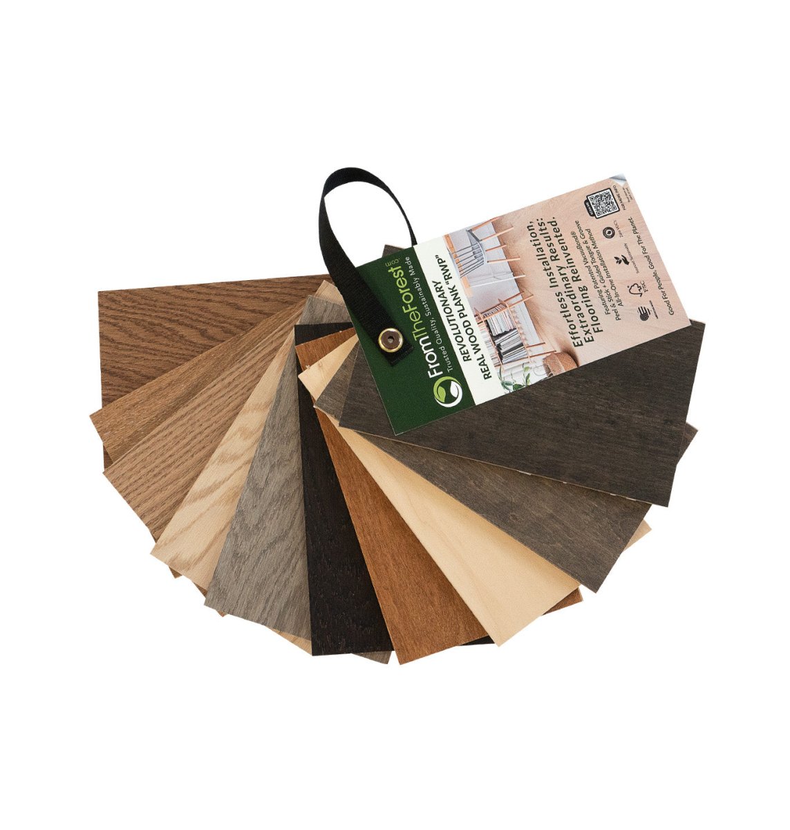 Real Wood Planks &quot;RWP&quot; Strap Set (10 Colors) - Wallplanks
