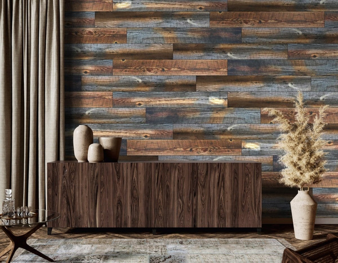 HDFPRINTRE-ROAB-N Wallplanks Reclaimed Odyssey Carton (25.2sq.ft.) Reclaimed Odyssey: Apollo Brown