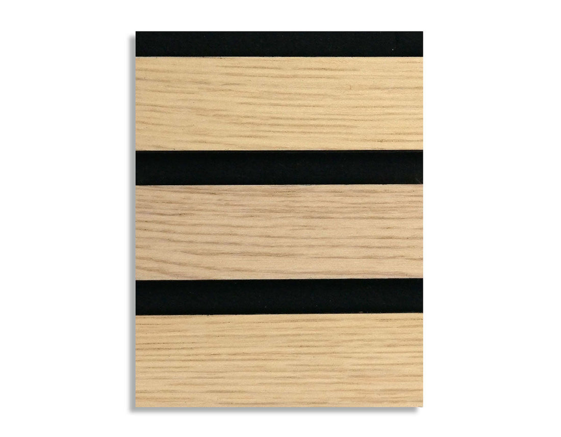 Theory Acoustic Sound Dampening Peel &amp; Stick Wood Wall 6&quot; Individual Sample - Natural Harmony - Wallplanks