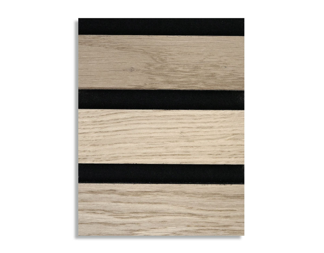 Theory Acoustic Sound Dampening Peel &amp; Stick Wood Wall 6&quot; Individual Sample - Natural Overture - Wallplanks