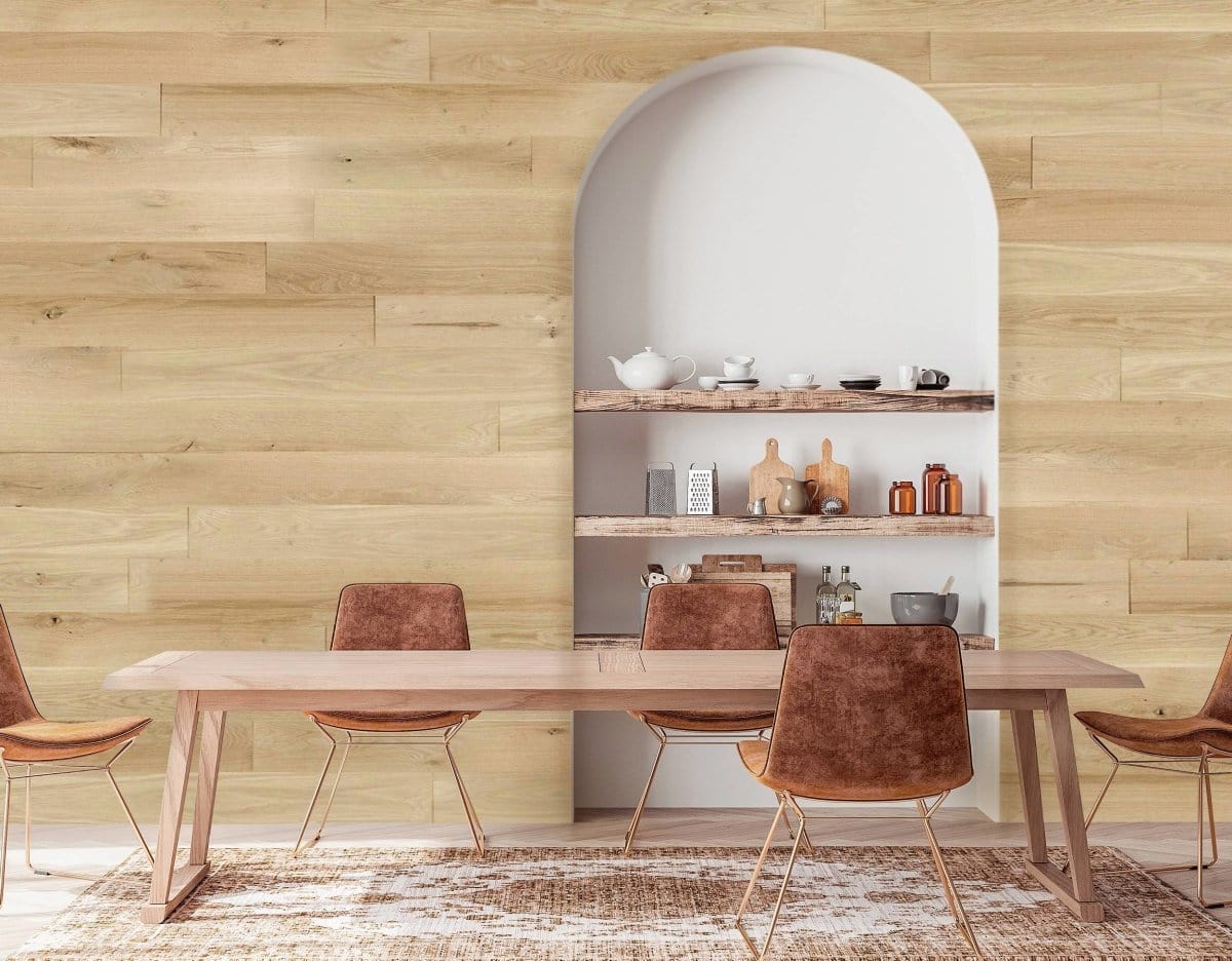 Wallplanks Hardwood Cartons Unfinished Raw White Oak Originals Hardwood Plank- DIY