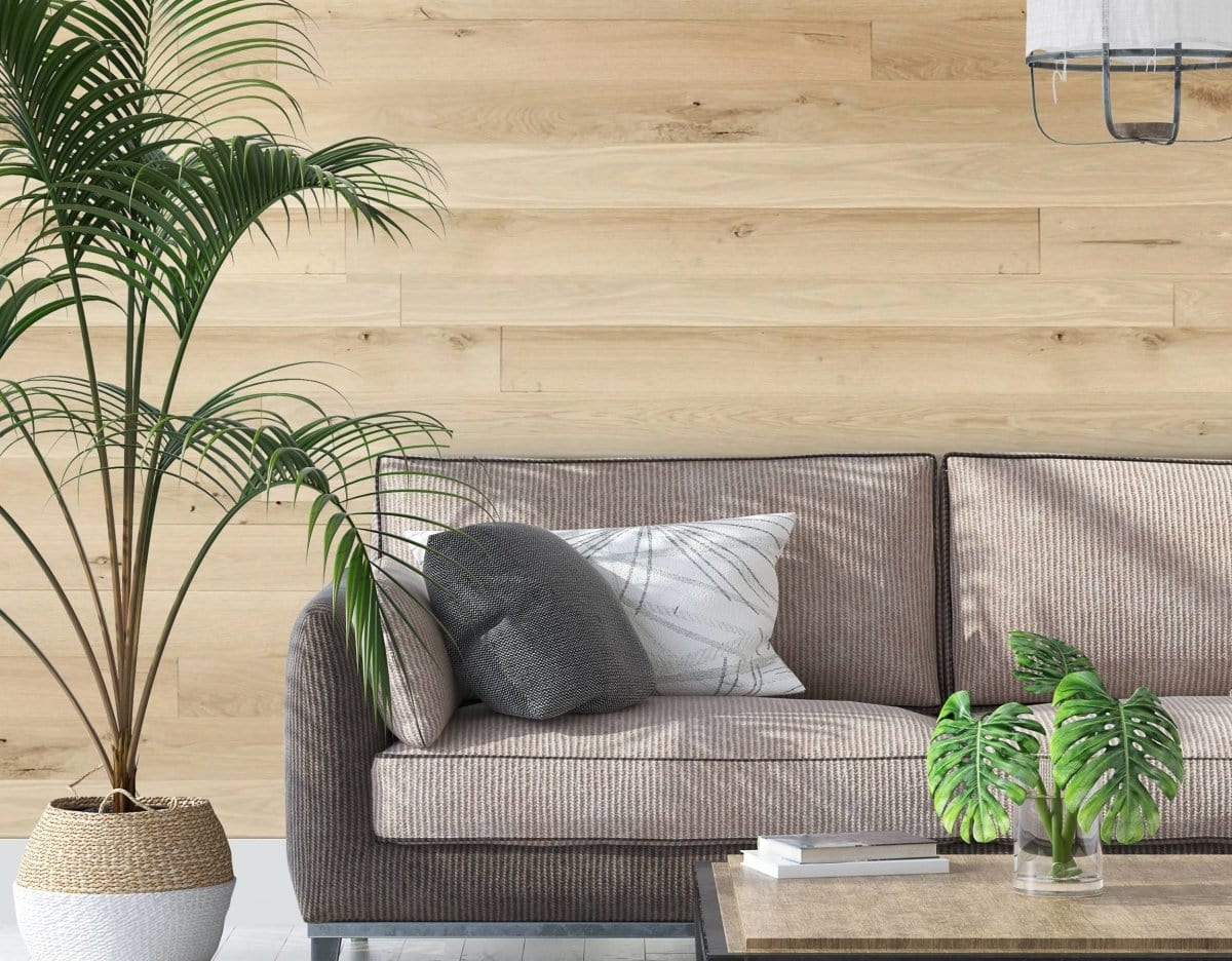 Wallplanks Hardwood Cartons Unfinished Raw White Oak Originals Hardwood Plank- DIY