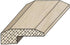 FTFCTWATH48 From The Forest, LLC Click & Tap VacuuBond 48" Overlap Threshold Molding Wake Click & Tap Floor & Wallplank - VacuuBond
