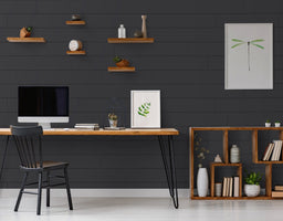Wallplanks Classic Shiplap Cartons Classic Shiplap: Jet Black