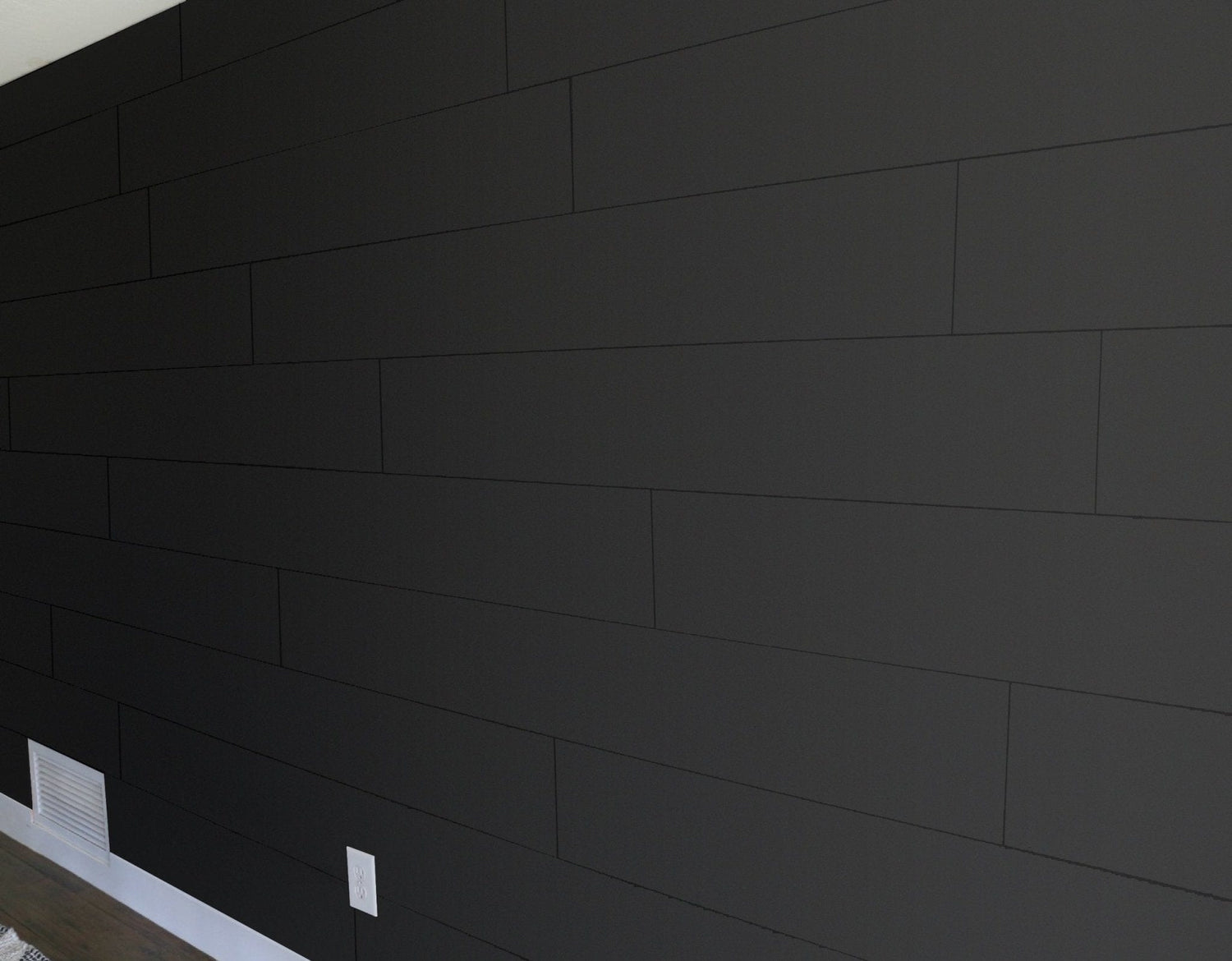 Wallplanks Classic Shiplap Cartons Classic Shiplap: Jet Black